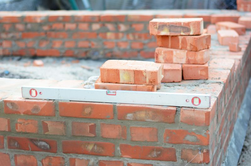 Brick Columns Installation detail