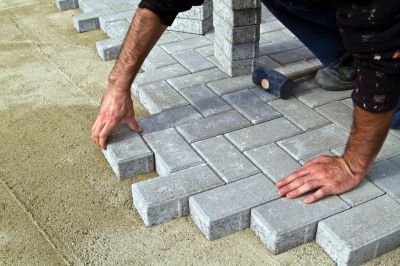 Brick Hardscaping Installation detail